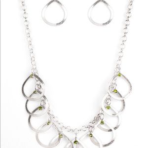 Drop By Drop Green Nevklace